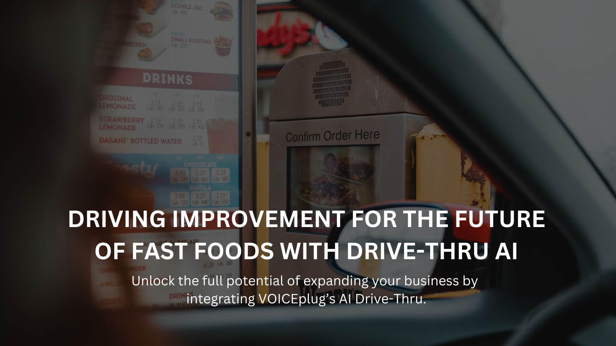 Driving Improvement for the Future of Fast Foods with Drive-Thru AI