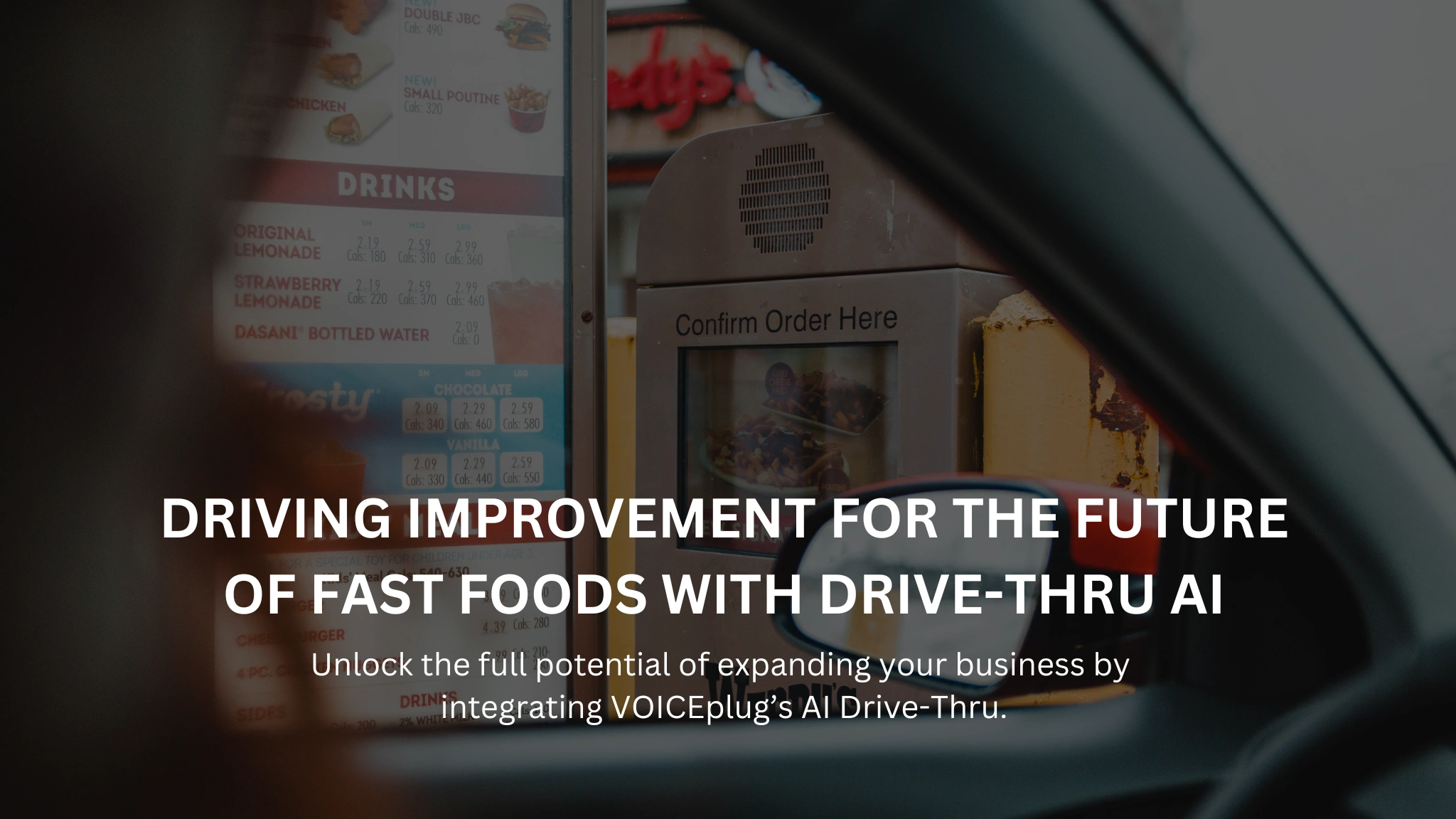 Driving Improvement for the Future of Fast Foods with Drive-Thru AI