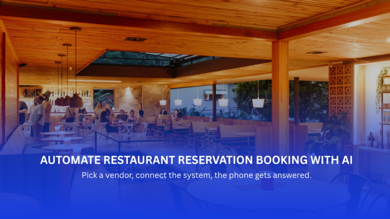 Restaurant Reservation